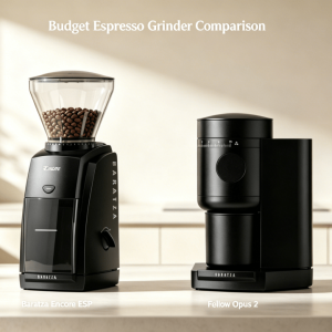 Baratza Encore ESP vs Fellow Opus 2 budget espresso grinder comparison