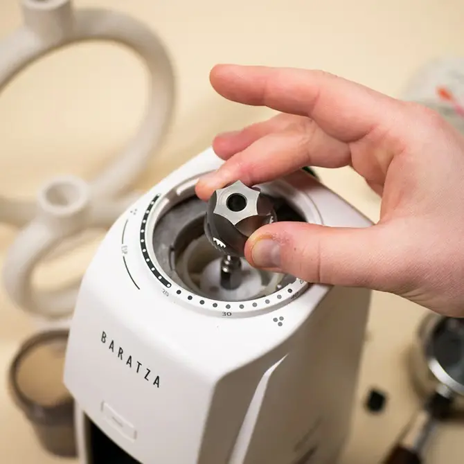 Baratza Encore ESP upper burr adjustment