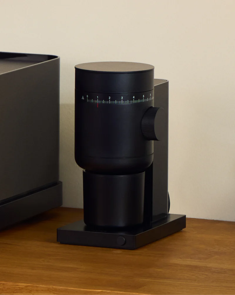 Fellow Opus 2 black grinder detail